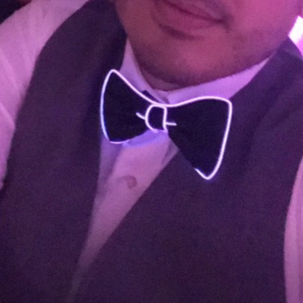 LED Light-Up Bow Tie